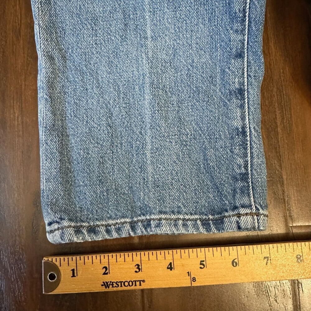FRAME Le Slouch Straight Leg Low Rise Jeans in Iceberg Distressed - Picture 15 of 15